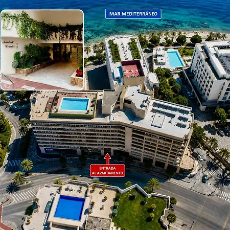 Center Beachfront Sea Views Pool & Parking 公寓 *